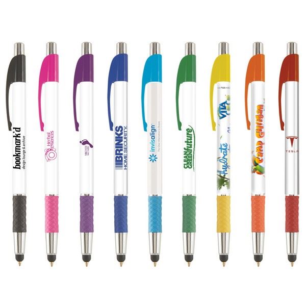 SGS0580 Gaze Slim Stylus Pen With Full Color Custom Imprint